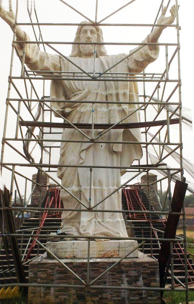 Photos of The Tallest Jesus Christ Statue In Nigeria, And In Africa